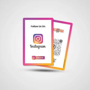 NFC+QR Instagram PVC Card