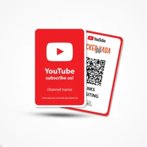 NFC+QR Youtube PVC Card